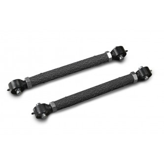 Fits Jeep JL, Rear Lower Control Arm, Pair, Double Adjustable (0-5 inch Lift). Texturized Black.  Made in the USA.