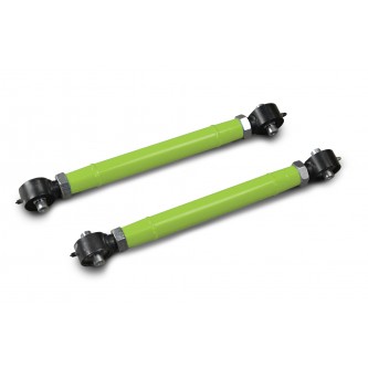 Fits Jeep JL, Rear Lower Control Arm, Pair, Double Adjustable (0-5 inch Lift). Gecko Green.  Made in the USA.