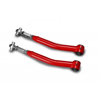 Fits Jeep JL, Rear Upper Control Arm, Pair, Double Adjustable (0-5 inch Lift). Red Baron.  Made in the USA.