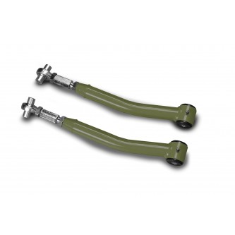 Fits Jeep JK, Rear Upper Control Arm, Pair, Double Adjustable (0-5 inch Lift). Locas Green.  Made in the USA.
