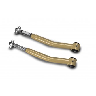 Fits Jeep JK, Rear Upper Control Arm, Pair, Double Adjustable (0-5 inch Lift). Military Beige.  Made in the USA.