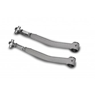 Fits Jeep JL, Rear Upper Control Arm, Pair, Double Adjustable (0-5 inch Lift). Gray Hammertone.  Made in the USA.
