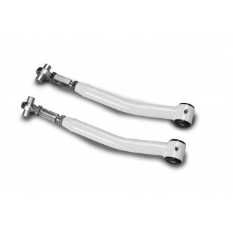 Fits Jeep JK, Rear Upper Control Arm, Pair, Double Adjustable (0-5 inch Lift). Cloud White.  Made in the USA.