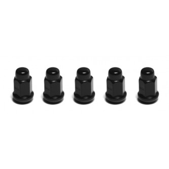 Lug Nut Black 1/2 x 20 (5pc) for Jeep Wrangler YJ TJ JK  1987-2018 Rugged Ridge