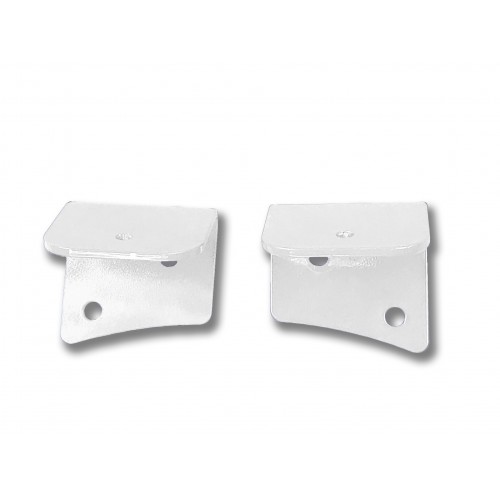 Fits Jeep JK 2007-2018, Universal Lower Windshield Light Mount, Cloud White.  Made in the USA. Lights not included. Made in the USA.