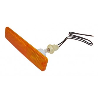 Marker Lamp Assembly Amber Front for Jeep CJ Side  1972-1986  994020K Crown