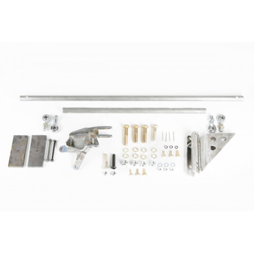 9940Z- M.O.R.E. Zinc Plated Stage Two Steering Correction Kit Jeep Wrangler YJ 1987-1995