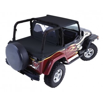 CA10335 Crown Rough Trail Black Diamond Cover All Kit (Beach Top,Wind Breaker, Tonneau Cover)- Jeep 