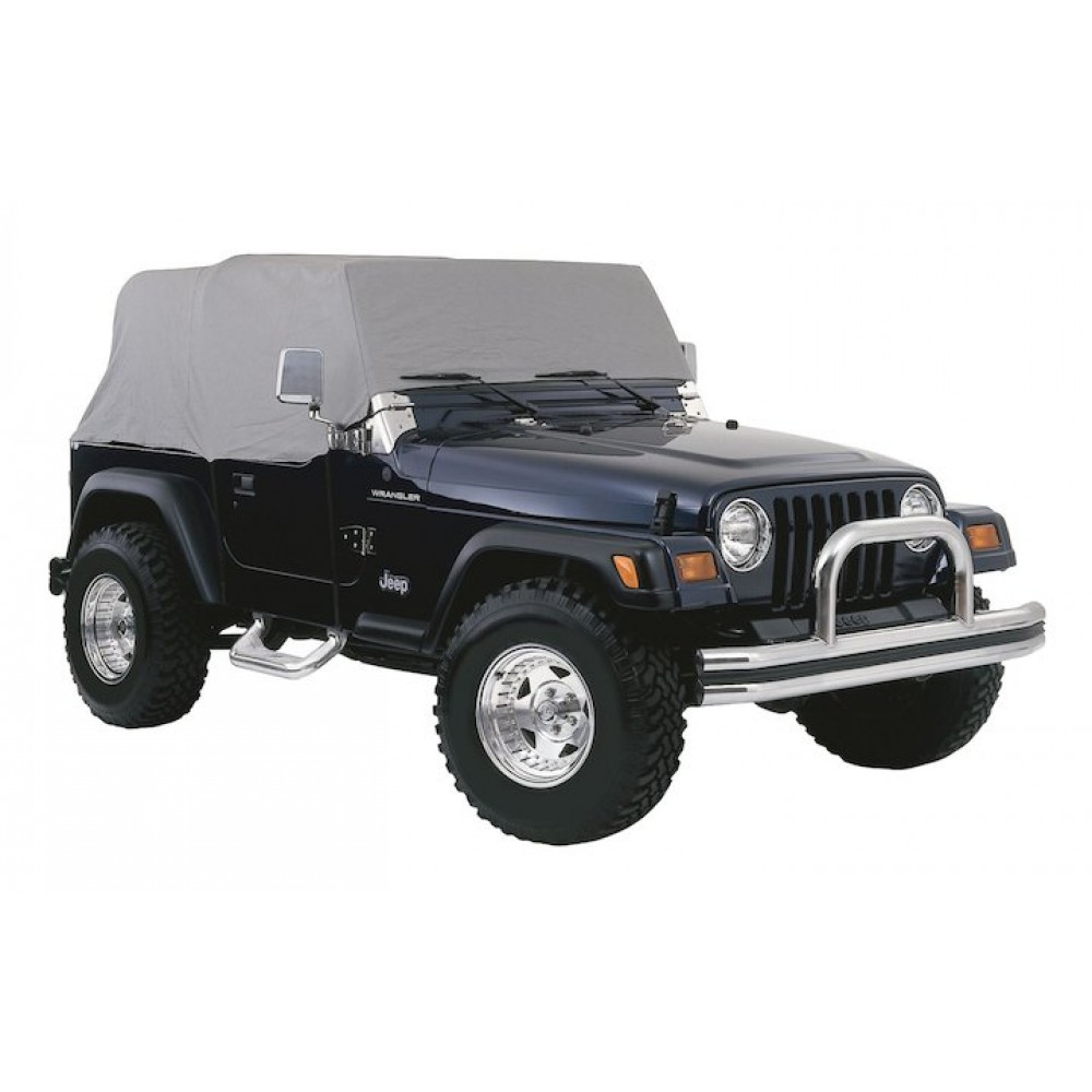 Cab Cover Gray for Jeep Wrangler YJ 19871991 Rough Trail CC10109 CSE Offroad