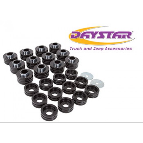 Daystar Polyurethane 99-05 Ford Excursion Body Mounts, 99-05 Ford Excursion Body Mounts; Black