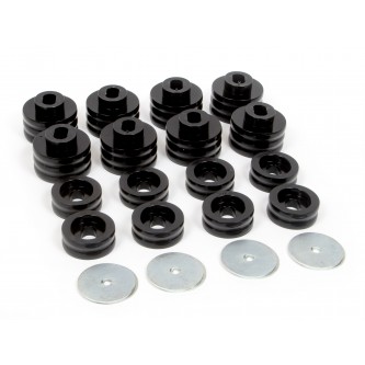 Daystar Polyurethane 1999-14 GM HD2500 Body Mounts. Not for use on Canadian made (VIN starts with 2), OEM Replacment Body Bushing Mounts
