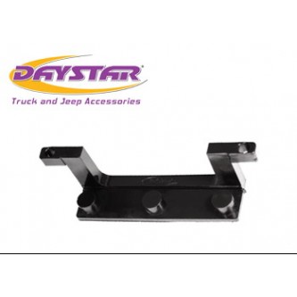 Daystar Winch & Recovery Accessories License Plate Brackets for Roller Fairlead Isolator; Black, License Plate Bracket for Roller Fairlead Isolator; Black