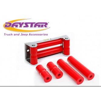 Daystar Winch & Recovery Accessories POLYURETHANE ROPE ROLLERS FOR WINCH ROLLER FAIRLEADS, ROPE ROLLERS; RED