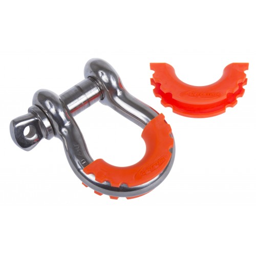 Daystar Winch & Recovery Accessories D-RING / SHACKLE ISOLATOR; Fluorescent Orange; Pair, D-RING / SHACKLE ISOLATOR; Fluorescent Orange; Pair