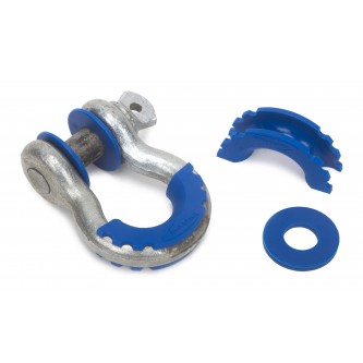 Daystar Winch & Recovery Accessories D-Ring Isolator and Washers; Blue, D-Ring Isolator and Washers; Blue