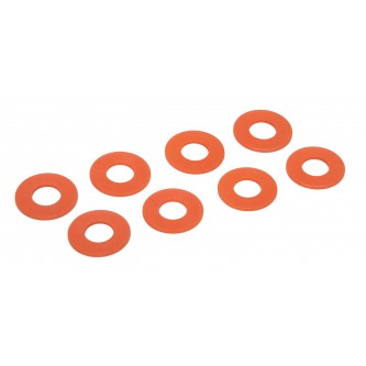 Daystar Winch & Recovery Accessories D-RING / SHACKLE WASHERS (SET OF 8); Orange, D-RING / SHACKLE WASHERS (SET OF 8); Orange