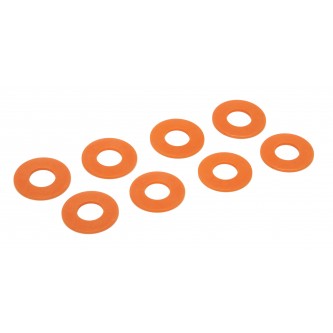 Daystar Winch & Recovery Accessories D-RING / SHACKLE WASHERS (SET OF 8); Fl. Orange, D-RING / SHACKLE WASHERS (SET OF 8); Fl. Orange
