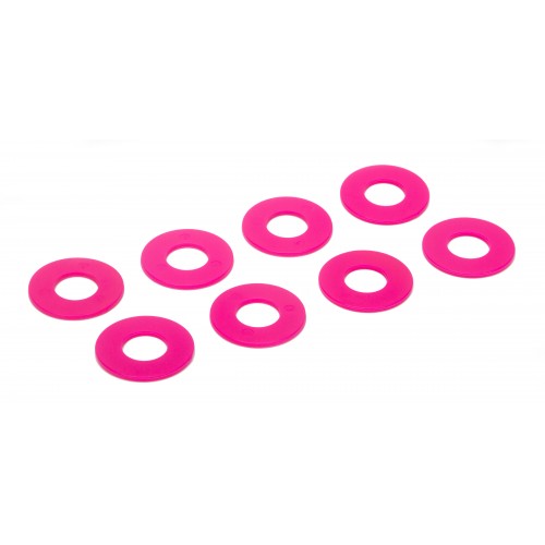 Daystar Winch & Recovery Accessories D-RING / SHACKLE WASHERS (SET OF 8); Fl. Pink, D-RING / SHACKLE WASHERS (SET OF 8); Fl. Pink