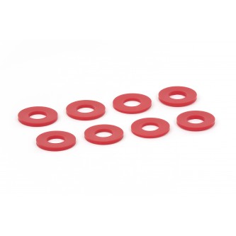 Daystar Winch & Recovery Accessories D-RING / SHACKLE WASHERS (SET OF 8); Red, D-RING / SHACKLE WASHERS (SET OF 8); Red