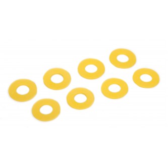 Daystar Winch & Recovery Accessories D-RING / SHACKLE WASHERS (SET OF 8); Yellow, D-RING / SHACKLE WASHERS (SET OF 8); Yellow