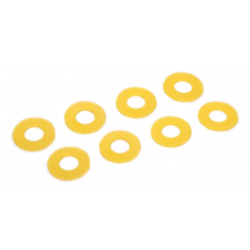 Daystar Winch & Recovery Accessories D-RING / SHACKLE WASHERS (SET OF 8); Yellow, D-RING / SHACKLE WASHERS (SET OF 8); Yellow