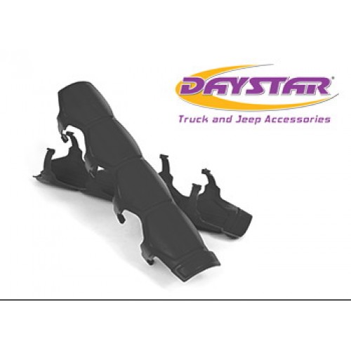 Daystar Shock Boots Universal Shock and Steering Stabilizer Armor; Pair; Black; Includes Mounting Rings, Shock Armor; Black