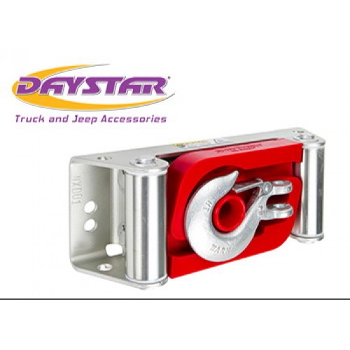 Daystar Winch & Recovery Accessories Winch Isolator, Roller Fairlead, Red, Fits Smittybilt Roller Fairleads, Smittybilt Winch Roller Fairlead Isolator; Red