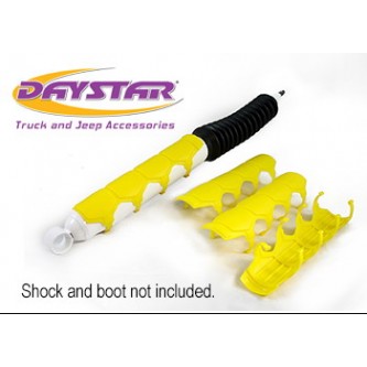 Daystar Shock Boots Universal Shock and Steering Stabilizer Armor; Yellow; Includes Mounting Rings  (Set of 4), Shock Armor; Yellow (Set of 4)