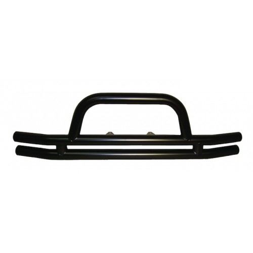 Double Tube Bumper Front Black Jeep Wrangler JK 2007-2016 Rough Trail RT20018