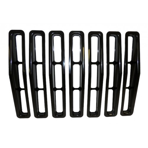 Black Grille Inserts for Jeep Wrangler YJ 1987-1995   Rough Trail RT26031