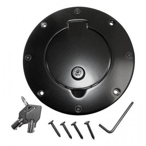 Locking Fuel Door Black Jeep Wrangler TJ 1997-2006 RT26040