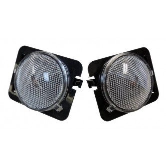 Side Marker Light Kit Clear for Jeep Wrangler JK  2007-2018 RT28028 Crown