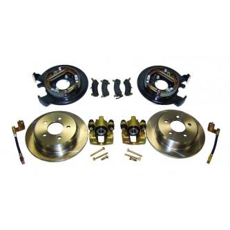 Performance Drum to Disc Conversion Kit Jeep Wrangler TJ YJ Cherokee Grand Cherokee RT31007