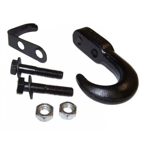 Tow Hook Black Jeep CJ 1955-1986 Rough Trail RT33015