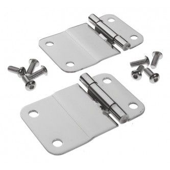 Lower Tailgate Hinges Stainless for Jeep CJ7 CJ8 76-1986 Rough Trail RT34035