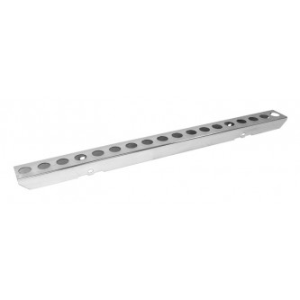 Racing Bumper w/ Holes Stainless Jeep Wrangler YJ 87-1995 Rough Trail RT34037
