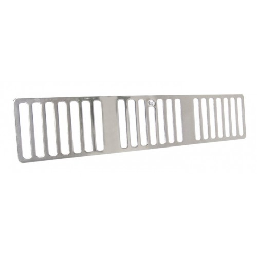 Hood Vent Cover Stainless Jeep Wrangler TJ 1997 Rough Trail RT34060