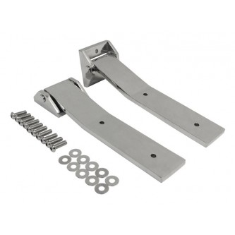 Tailgate Hinge Set Stainless for Jeep Wrangler JK 2007-2018 Rough Trail RT34082