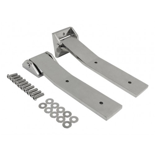 Tailgate Hinge Set Stainless for Jeep Wrangler JK 2007-2018 Rough Trail RT34082