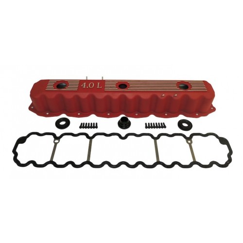 Red Aluminum Valve Cover Kit  for Jeep Wrangler Cherokee Grand Cherokee RT35002
