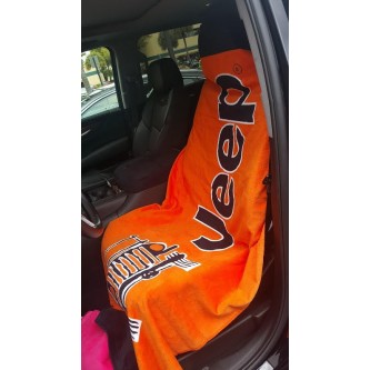 Seat Armour Orange  Beach Towel Seat Cover for Jeep CJ Wrangler JT2G100OR 