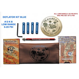 BILLET4X4 Trailhead Tire Deflators - Set of 4 (Blue) - from (4X4 Off-Road Vehicles)