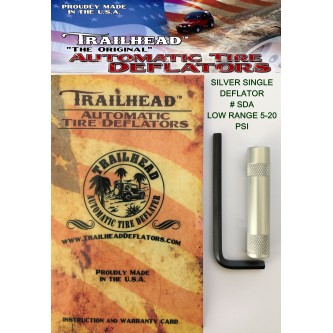 Aluminum Trailhead 5-20 PSI Single Automatic Tire Deflator SDA