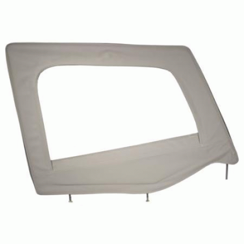 Passenger Upper Door Skin With Frame Gray Denim for Jeep Wrangler YJ 87-95 89511